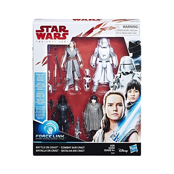 Star Wars Force Link Battle on Crait 3.75-inch Figure 4-Pack