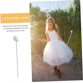 DOITOOL 3 Pièces Sceptre Festival DAnniversaire En Strass Marchant Accessoires De Jeu Fée Accessoires Thème Bâtons Lune Rôle