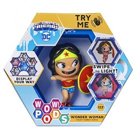 WOW! PODS DC Comics Superman - Figurine de super-héros lumineux à tête branlante, Jouet à collectionner Extra Large Cranberry