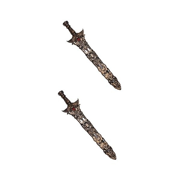 Amosfun 10 Pièces Accessoires Médiévaux Jouets pour Enfants Accessoires De Cosplay Formation Katana Tai Kung Fu Enfants Cadea