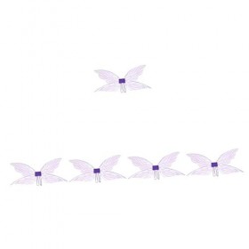 Toyvian 5 Pièces Ailes De Fée Accessoires DHalloween Costume De Cosplay Vêtements Pour Filles Costume De Fée Pour Les Filles
