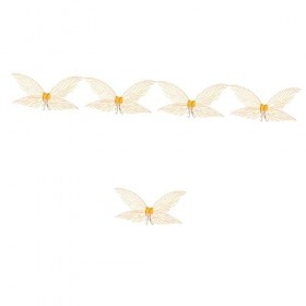 ERINGOGO 5 Pièces Ailes De Cigale Costumes DElfe Mascarade Ailes Pures Ailes DElfe Enfant Accessoires pour Tenues De Jeu De