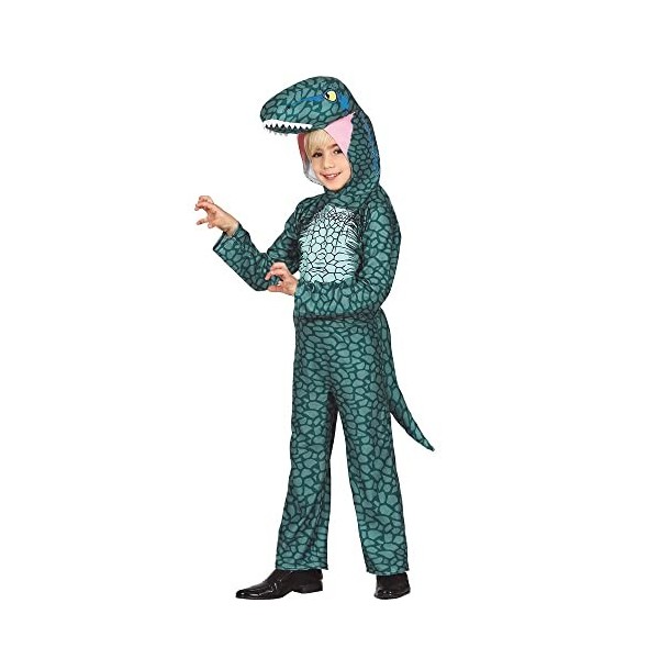 FIESTAS GUIRCA - Costume Raptor Enfant 3-4 ANS Bonnets, masques et accessoires de fête, Multicolore GUI77421 
