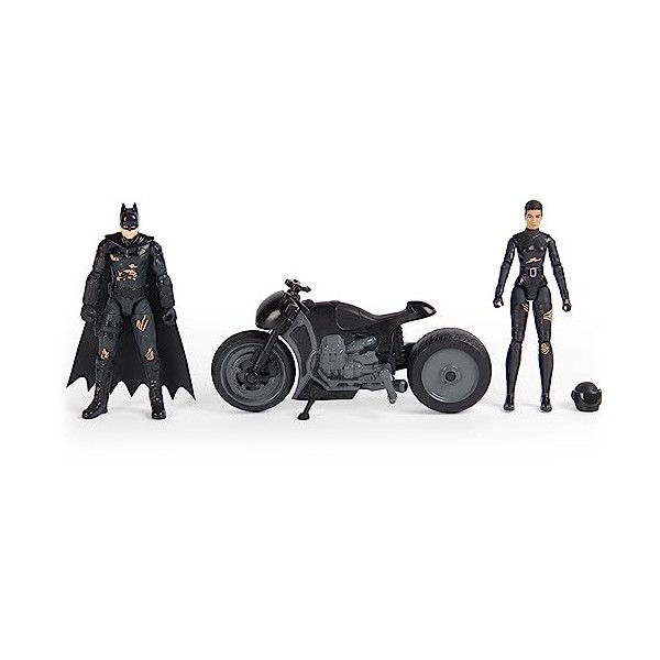 dc comics The Kit de Jeu avec Figurines vélo Selina Kyle avec Accessoires pour Film Batman, 6060832, Mehrfarbig