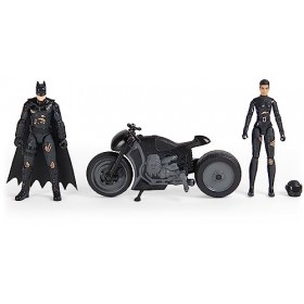 dc comics The Kit de Jeu avec Figurines vélo Selina Kyle avec Accessoires pour Film Batman, 6060832, Mehrfarbig