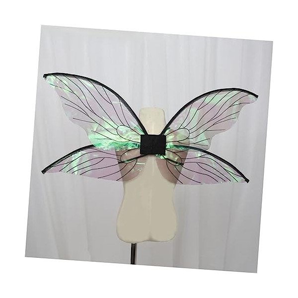 Holibanna 5 Pièces Princesse Fête Femmes Noir Vêtements Papillon Halloween Décoratif Enfant Accessoire Costume Sangles Avec D