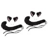 FOMIYES 4 Ensembles Bandeau Oreilles De Chat Oreilles De Renard Et Costume De Chat Bandeau Oreilles Moelleuses Bandeau Bandea