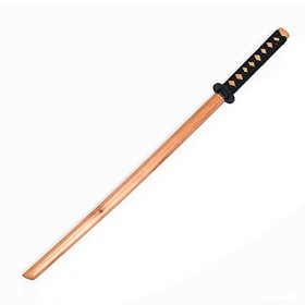 BOCbco Katana, Katana En Bois, Épée de Jeu de Rôle, Épée En Bois, Accessoire de Jeu de Rôle, Convient Aux Amateurs DAnime, J
