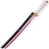 MDINKSL Blade De Samouraï en Bois, Lame Demon Slayer Blade Anime Samurai Shape, Utilisée pour des Accessoires De Jeu De Rôle 
