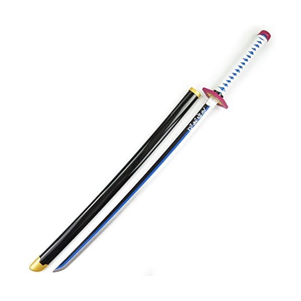 MDINKSL Blade De Samouraï en Bois, Lame Demon Slayer Blade Anime Samurai Shape, Utilisée pour des Accessoires De Jeu De Rôle 