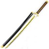 MDINKSL Blade De Samouraï en Bois, Lame Demon Slayer Blade Anime Samurai Shape, Utilisée pour des Accessoires De Jeu De Rôle 