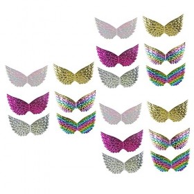 Toyvian 18 Pièces Aile Princesse Accessoires Robe Pour Filles Costume De Princesse Pour Les Filles Ailes DAnge Enfants Fille