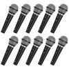 STOBOK Machine Microphone Enfant Accessoire de de Microphone de Simulation 10Pcs Phone en Simulé Microphone Faux Accessoire d