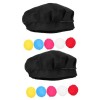 Holibanna 18 Pièces Tabliers De Chapeau De Chef Accessoires De Cosplay Enfant En Bas Âge Costume De Chef Chapeau En Tissu Fou