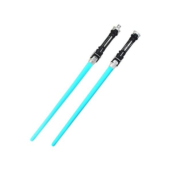 Sharplace 1 Paire épée Clignotante avec Son Habiller Cosplay Accessoire Cadeau danniversaire pour Les Enfants, 2pcs Bleu