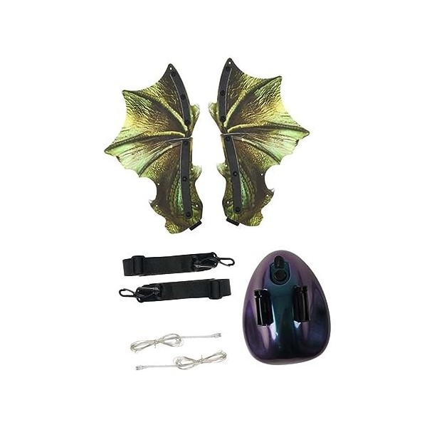 ABOOFAN 1 Set Halloween Costumes Cadeaux Décor Filles Tenues Costume DAile De Fée Aile Cosplay Ailes Accessoires DAile De C