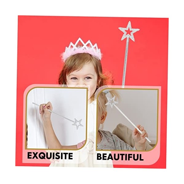 Toyvian Star 40 Pièces Fée Princesse De Fées Party Favours Décoratif Fée Boisson Agitateur Princesse Costume Fée Fée Jouets F