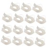 Toyvian 45 Pcs Animaux Gras Masques À Peindre Masques Jouets Accessoires De Créativité De Chat Demi-Main Mardi Visage De Cosp