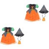 Toddmomy Fille Robe 2 Ensembles De Fête Costume Robe De De Conte De Fées De Luxe pour Enfant Fantaisie À La Mode Halloween Cm