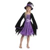 DIIQII Halloween Déguisement Sorcière Fille: Costume Sorciere Fille avec Chapeau Halloween Carnaval Déguisement pour Enfants 