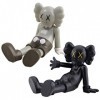 BESTZY KAWS Lot de 2 jolies mini poupées de jeu, décorations de maison, décorations de gâteau danniversaire denfants, décor