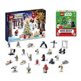 Lego Ensemble calendrier de lAvent Star Wars/LEGO City/Friends & More 2022 Star Wars Advent + livre dactivités 