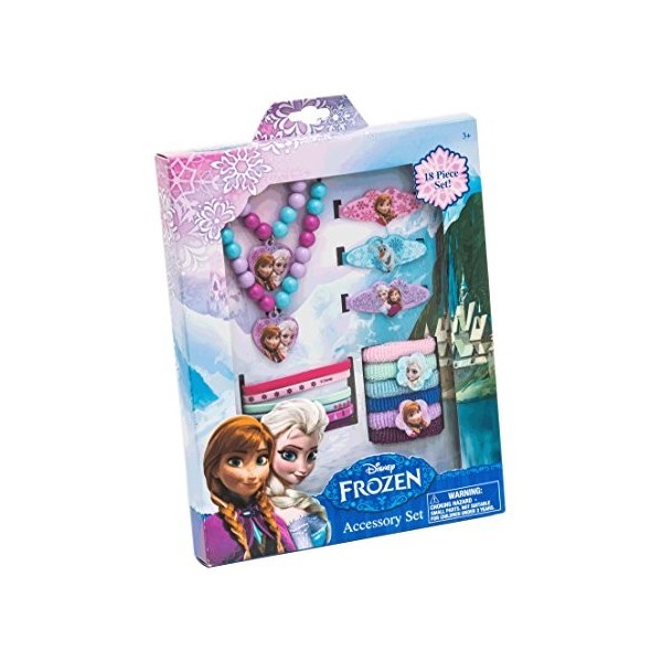 Joy Toy - 755063 - Set accessoires cheveux - Disney Frozen - 18 Pièces