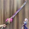 NURCIX 100cm Épée Katana en PU, Genshin Impact Prop Couteau, Demon Slayer Sword, Anime Japonaise Ninja Sabre, Accessoires de 