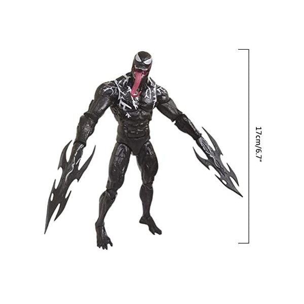 NAHEY Figurine de Venom Marvel Hasbro Legends Series Venom - 17,8 cm