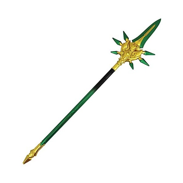 Hengqiyuan Impact Genshin Lance en Mousse Jeu Arme dHast Modèle Lance Ailée en Jade Primordial pour Jouet Enfant, Accessoire