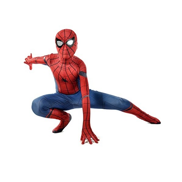 XIAOGUANG Déguisement Garçons Super-héros Costume Spiderman, Unisexe Adultes des Gamins Déguisements Combinaison Le Maillot D