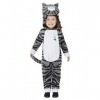 Smiffys chat Costume Mog The Cat Deluxe sous licence officielle, Unisexe enfant, 52482T2, gris, Toddler-3-4 Years