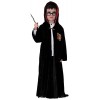 Costume de magicien de carnaval - déguisement - Halloween - cosplay - complet avec accessoires - couleur noire - enfant - tai