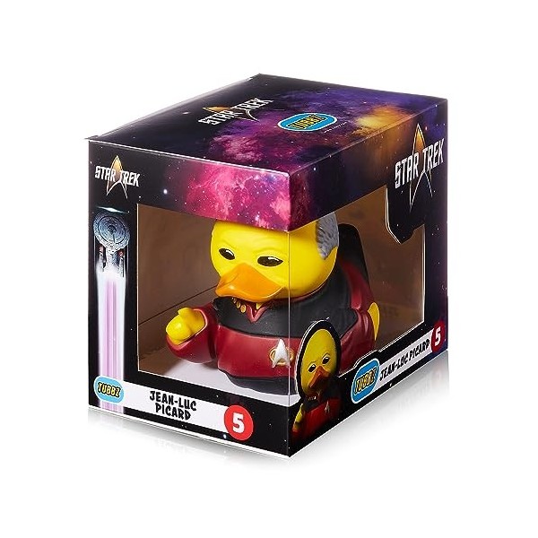 TUBBZ Figurine de Canard en Vinyle Jean-Luc Picard - Produit Officiel Star Trek - pour Regarder la télévision, Les Films et L