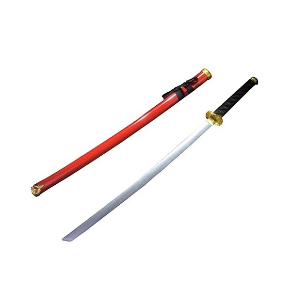 CRIPT Katanas Cosplay Tueur de Démons Lame Epée Arme, Accessoires DArme En Bois, Entraînement À LEpée Kendo, Accessoires de