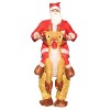 F Fityle Costume gonflable de Noël Accessoires légers Costume dexplosion de déguisement pour décorations, Gingerbread Man