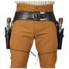 Médiéval Gun Holster, Revival Steampunk Pirate Ceinture Pistolet Pistolet Holster, Sash Cowboy Costume Kit Revolver Accessoir