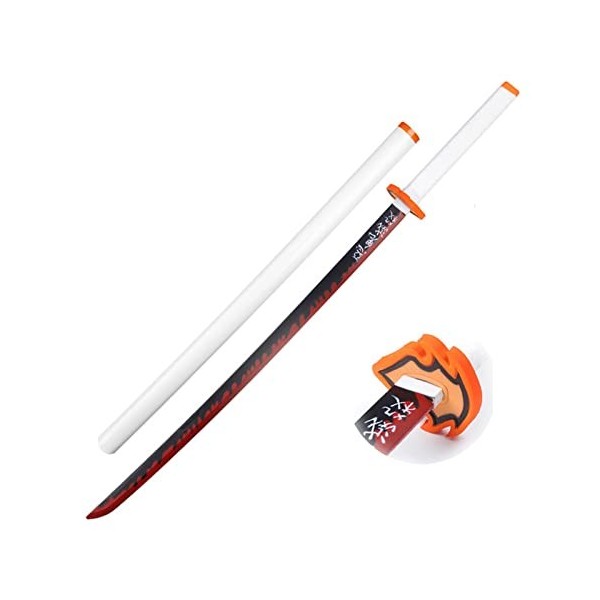 Épée de samouraï en mousse PU japonais Katana démon tueur lame arme jouet accessoires de jeu de rôle pour les fans danime fê