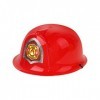 12Pcs Enfants Pompiers Chapeau de Pompier Dur Chapeau de Pompier de Fireman Drôle de Coiffe de Soirée Habiller Accessoire pou