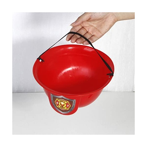 12Pcs Enfants Pompiers Chapeau de Pompier Dur Chapeau de Pompier de Fireman Drôle de Coiffe de Soirée Habiller Accessoire pou