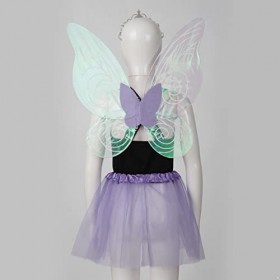 Yokam Magic Fairy Stick, bâton Brillant, Accessoires de Costumes, Girls de fête for Les Enfants Habillage Costume Butterfly T