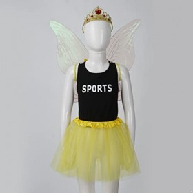 Yokam Magic Fairy Stick, bâton Brillant, Accessoires de Costumes, Girls de fête for Les Enfants Habillage Costume Butterfly T