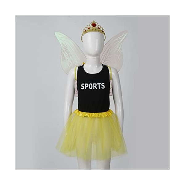 Yokam Magic Fairy Stick, bâton Brillant, Accessoires de Costumes, Girls de fête for Les Enfants Habillage Costume Butterfly T