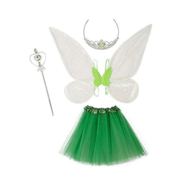 Yokam Magic Fairy Stick, bâton Brillant, Accessoires de Costumes, Girls de fête for Les Enfants Habillage Costume Butterfly T