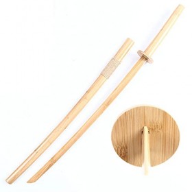 NIANXINN Katana Katana En Bois Avec Gaine, Accessoires DArmes En Bois Kendo Swordsmanship Training, Jouet de Décoration de L