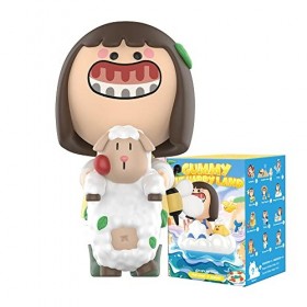 POP MART Gummy Island Figurine de collection de personnages articulés de 6,3 cm - Cadeau pour femme - Boîte aveugle préférée 