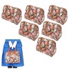 I LOVE FANCY DRESS LTD Lot de 6 sacs pour déguisement de nounou édouardienne - Style Mary Poppins, Floral