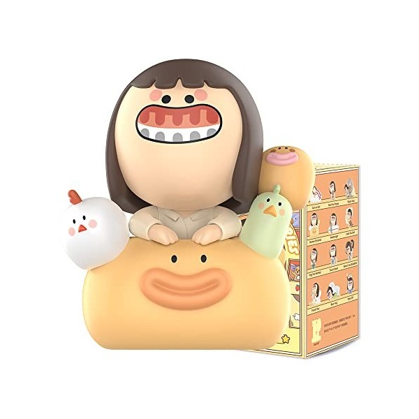 POP MART Gummy Island Figurine de collection de personnages articulés de 6,3 cm - Cadeau pour femme - Boîte aveugle préférée 