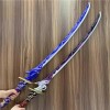 NURCIX Épée Prop pour Halloween Cosplay, Genshin Impact Ninja Katana, Sword Samouraï Anime Japonais, Jouets Sabre en PU 105CM