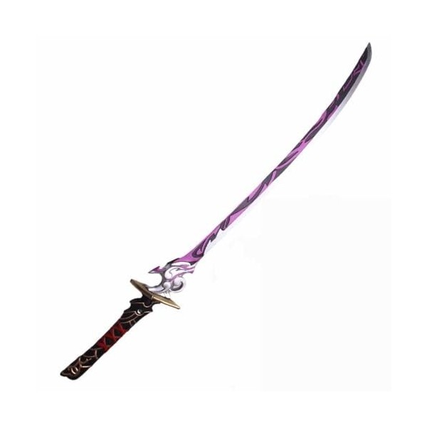 NURCIX Épée Demon Slayer, Cosplay Anime Sword 105CM, Prop Jeu de Rôle de Genshin Impact, Sabre de Samouraï Ninja en PU, Acces
